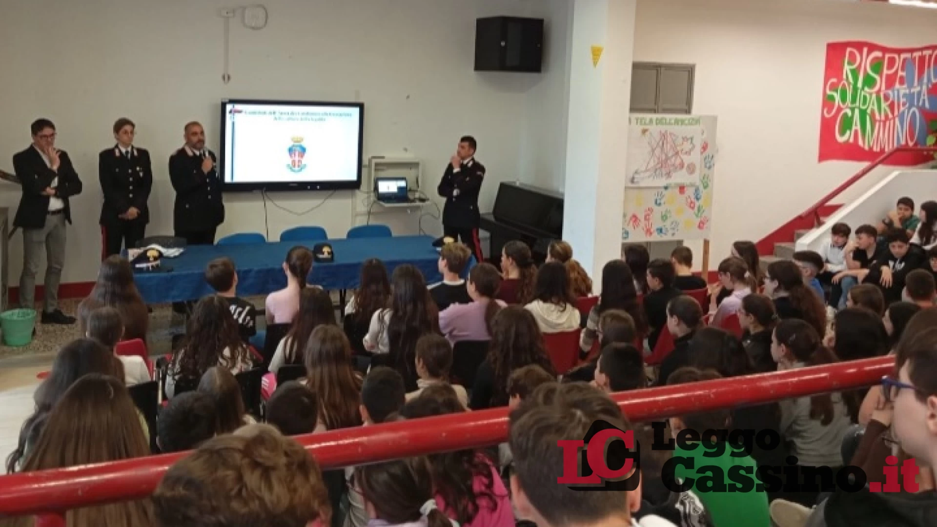 I Carabinieri in "cattedra" all'I.C.di Sant'Elia Fiumerapido