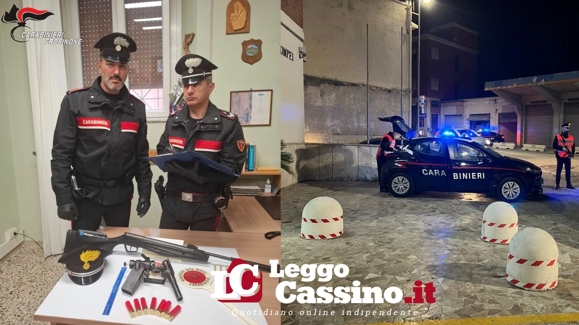 Armi artigianali a Villa Santa Lucia, caccia agli stalker e...