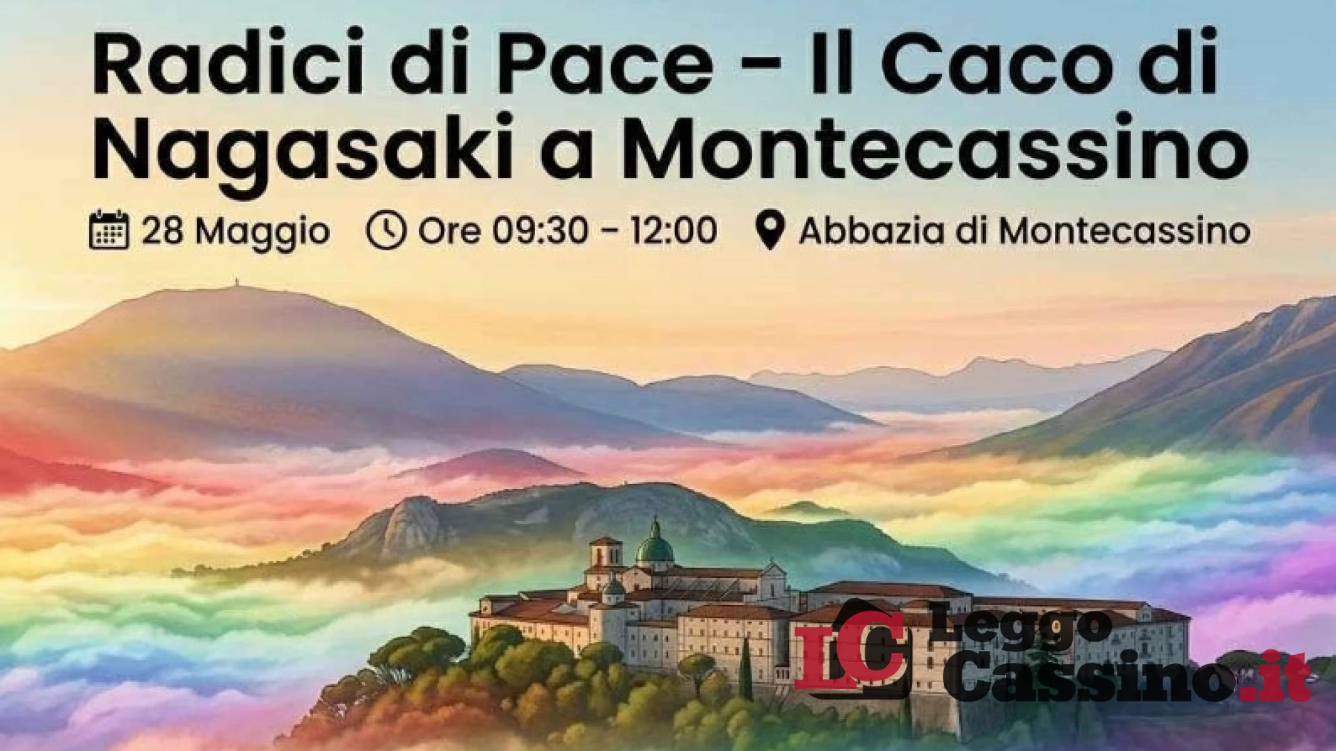 "Radici di Pace": il Caco di Nagasaki arriva all'Abbazia di Montecassino