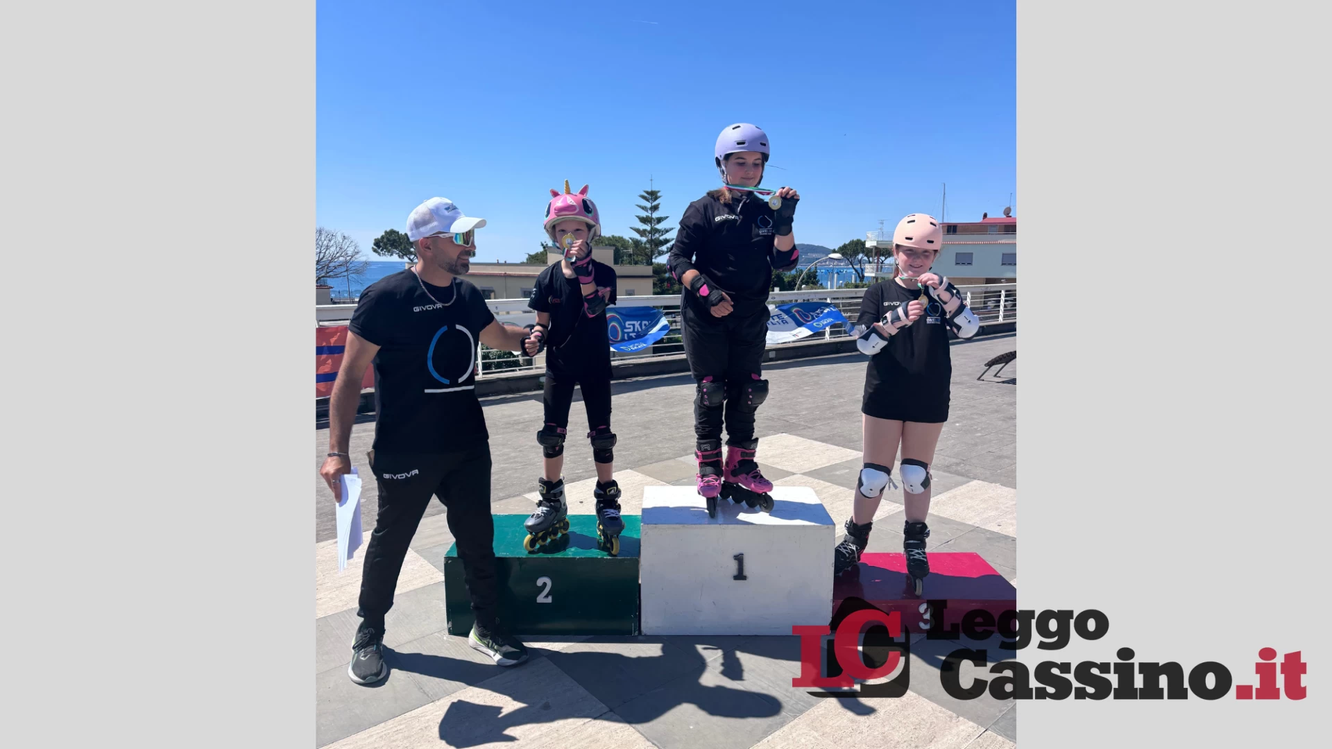 Cassino protagonista al Trofeo Lazio di Pattinaggio Freestyl...