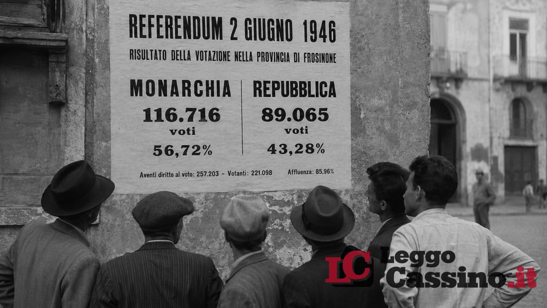 2 giugno 1946: quando a Cassino e in provincia di Frosinone trionfò la Monarchia
