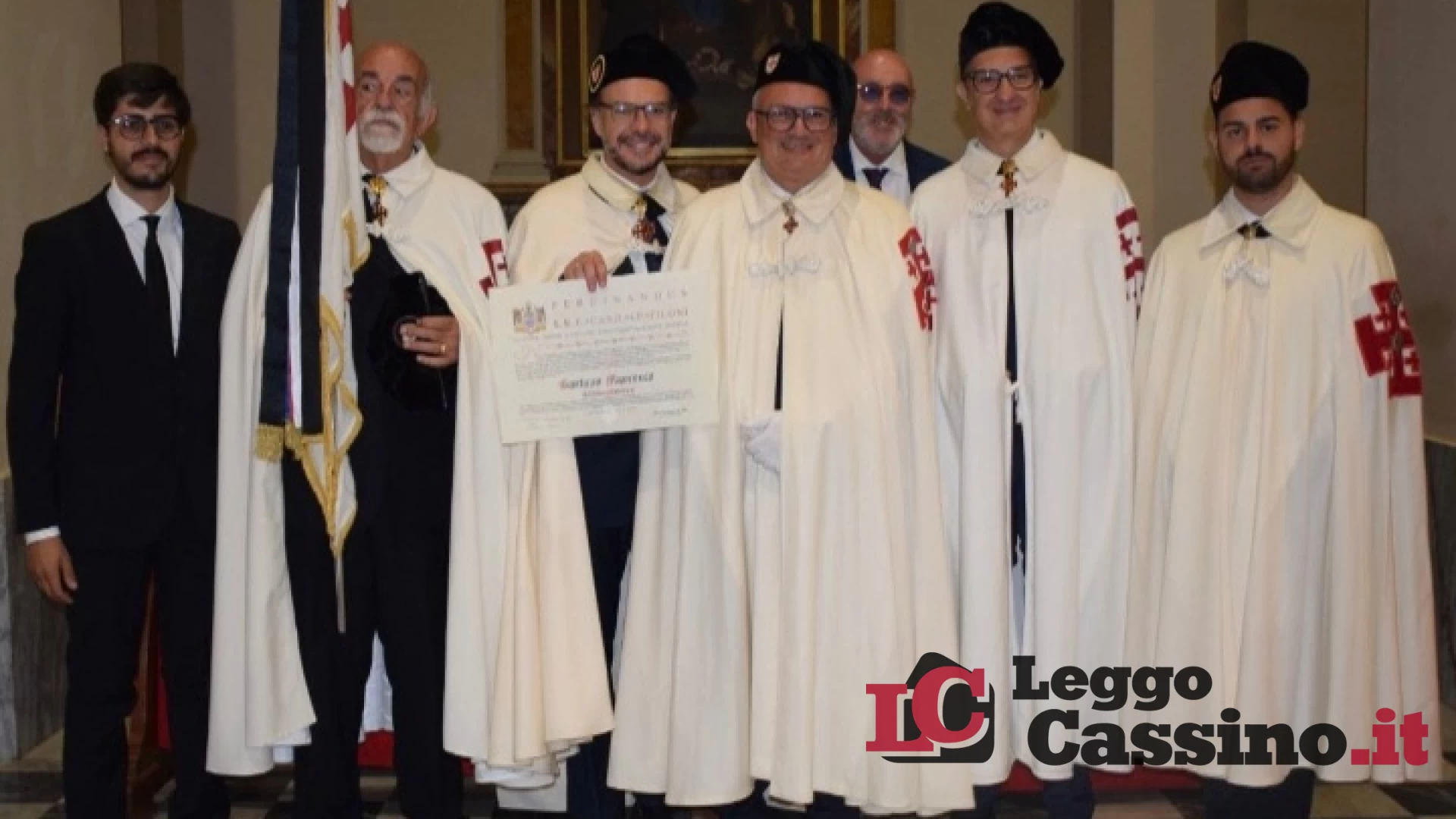 Passaggio di Vessillo tra il Comm. Sandro Antonio Longo e il Cav. Orlando Polsinelli