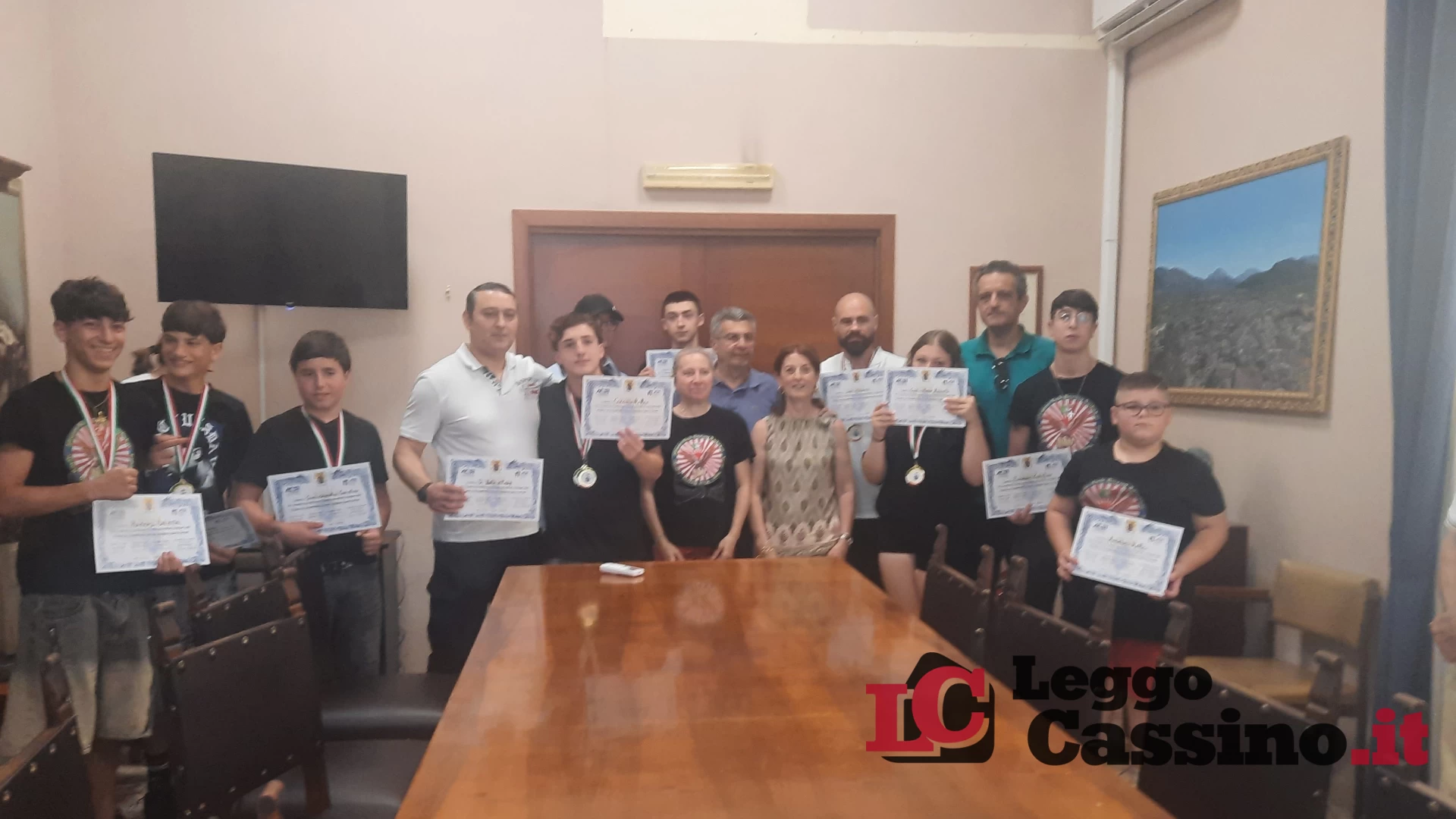 Il Comune di Cassino premia i giovani talenti dello sport