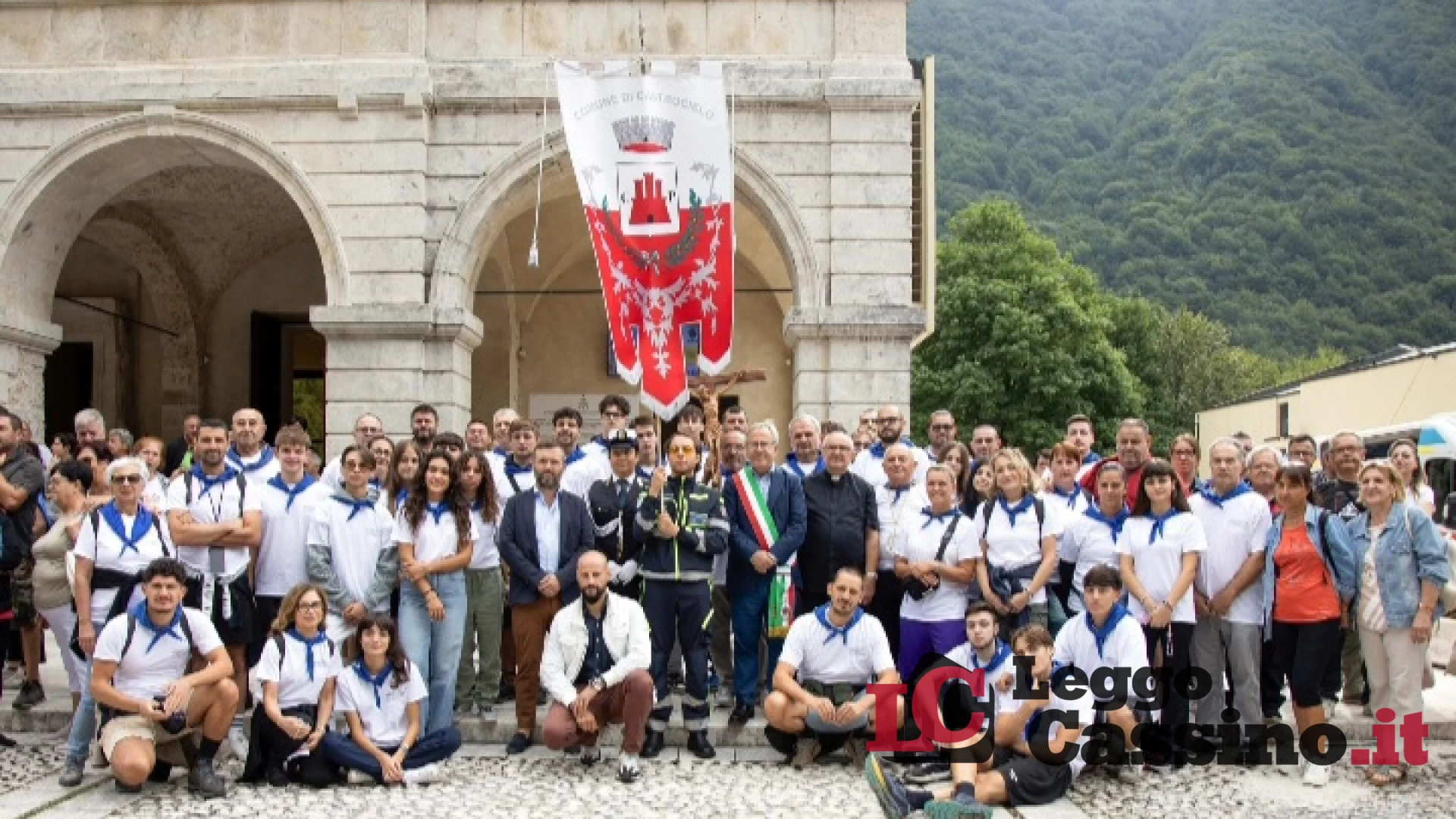 Castrocielo, i pellegrini arrivano a Canneto: tanti giovani nel cammino di fede