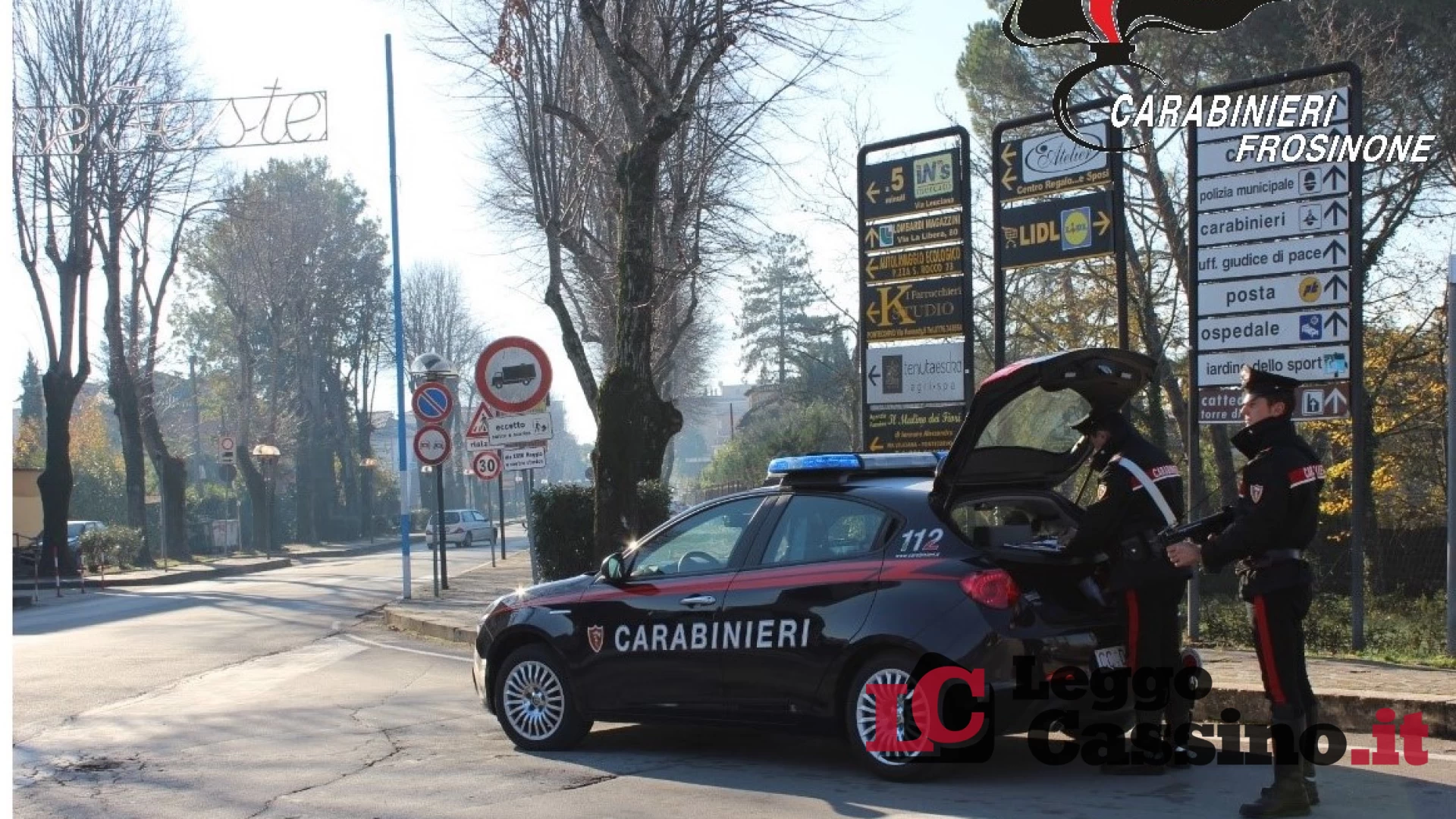 Controlli notturni nel Cassinate: arnesi da scasso nell’auto e giovane ubriaco senza patente