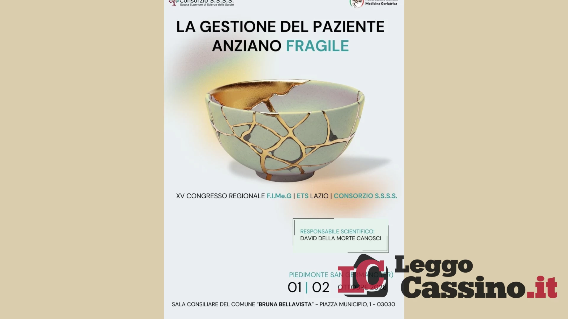 "La gestione del paziente anziano fragile": il convegno a Piedimonte San Germano