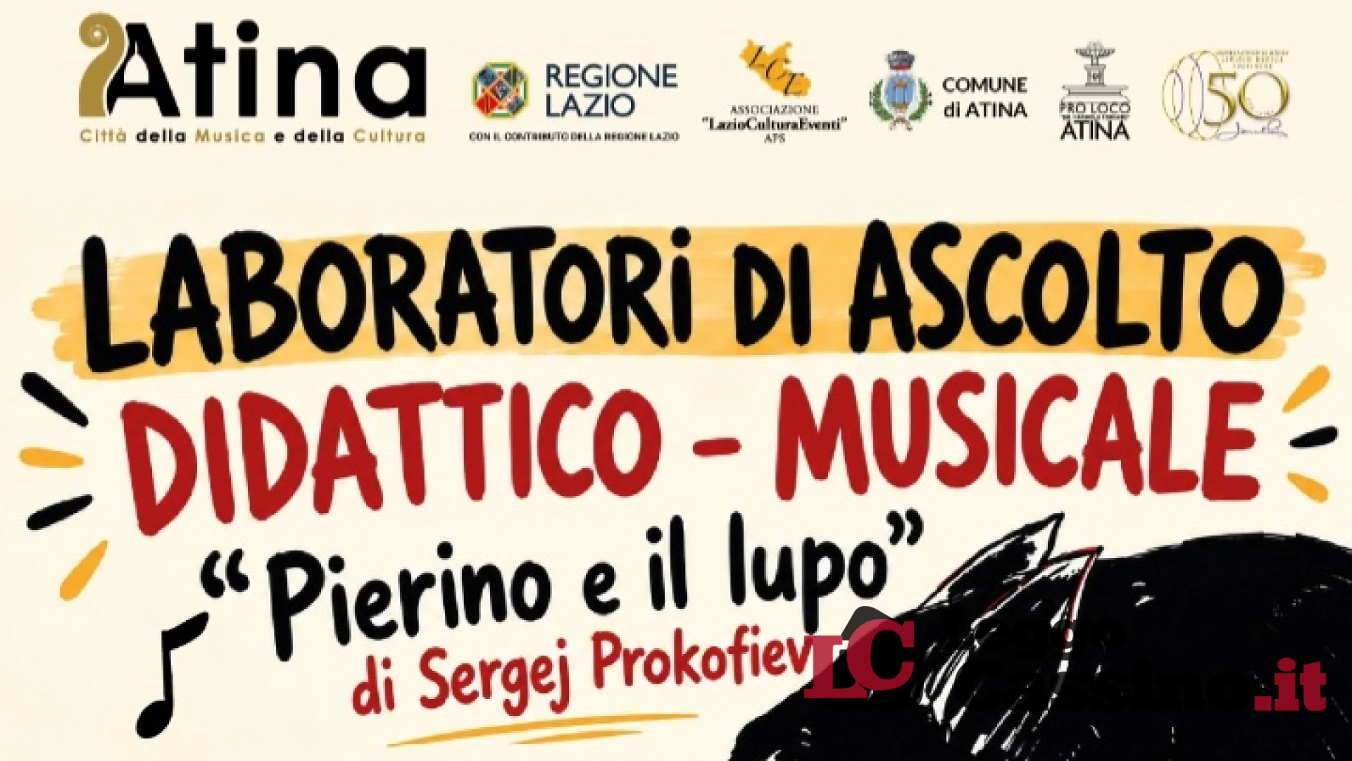 Musica, Cultura ed Educazione: al via i Laboratori di Ascolto Didattico-Musicale con "Pierino e il lupo"
