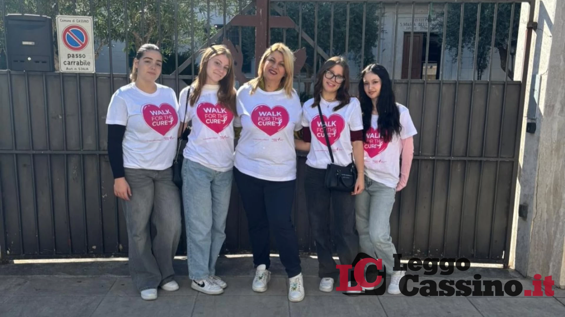 Cassino, le studentesse del San Benedetto alla Walk for the...