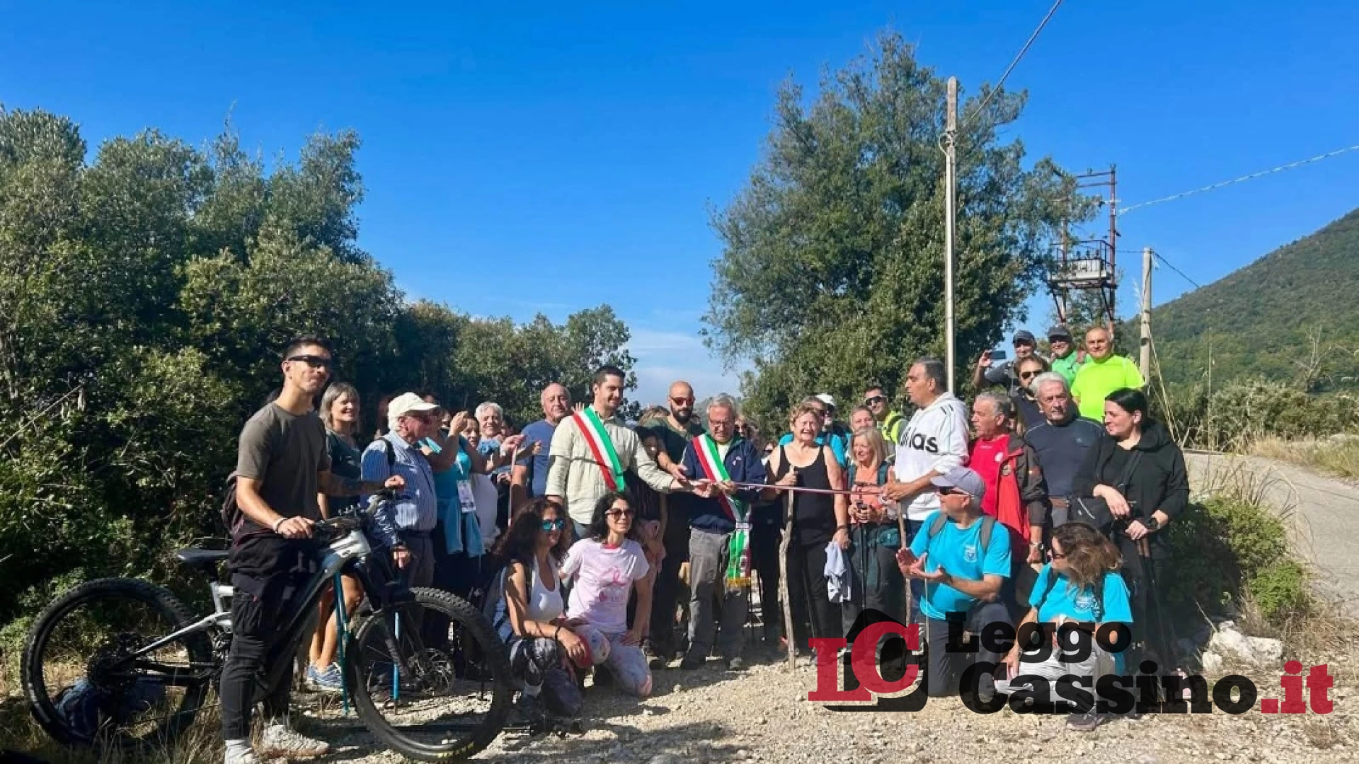 Castrocielo e Colle San Magno, inaugurato il Sentiero della Botte: un antico cammino torna alla comunità