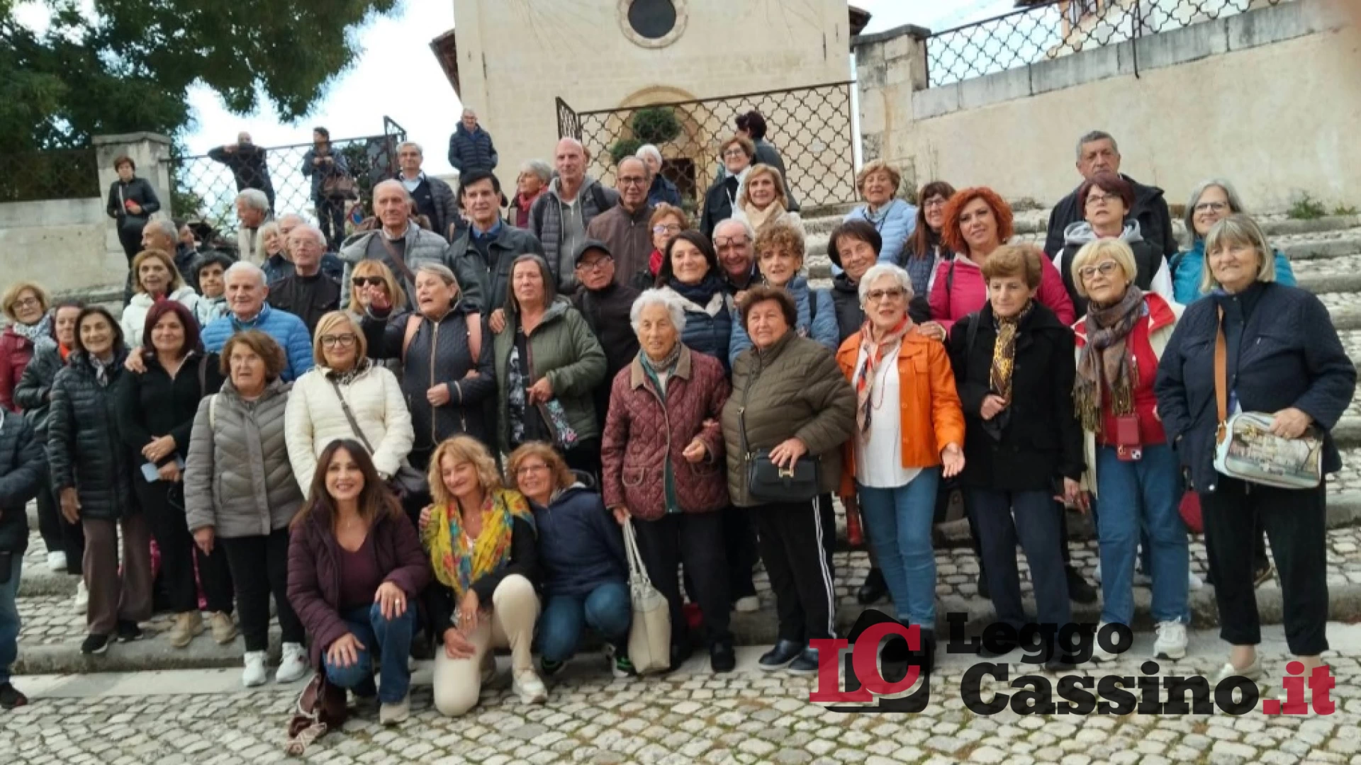 Cassino, i soci del Centro Anziani “Pietro Bembo” di Cassino a L’Aquila